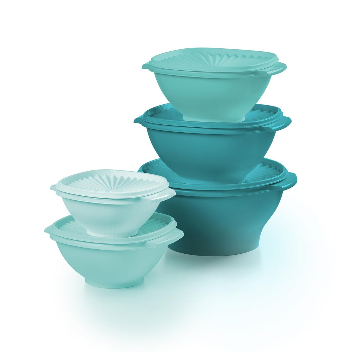 Tupperware Heritage 36-Piece Vintage Pastel Set (18 Containers + 18 Lids)