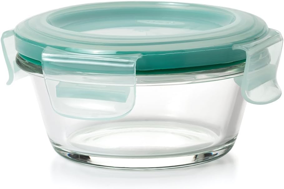 OXO Good Grips 30-Piece Plastic and Glass Food Storage Container Set - Teal