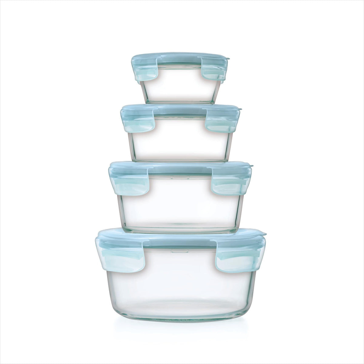 OXO Good Grips 30-Piece Plastic and Glass Food Storage Container Set - Teal
