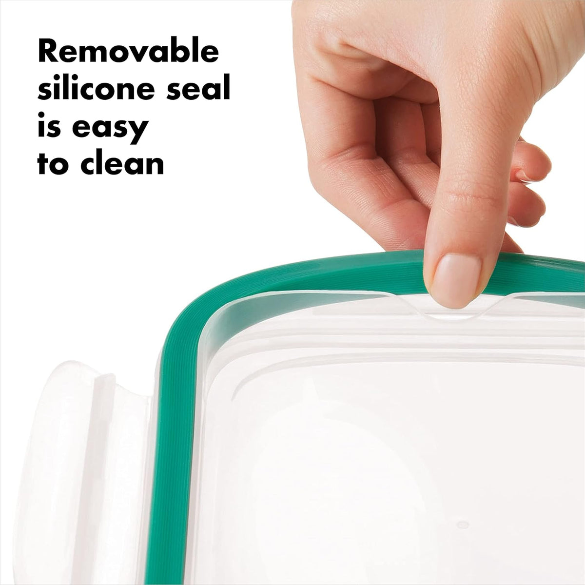 OXO Good Grips 30-Piece Plastic and Glass Food Storage Container Set - Teal