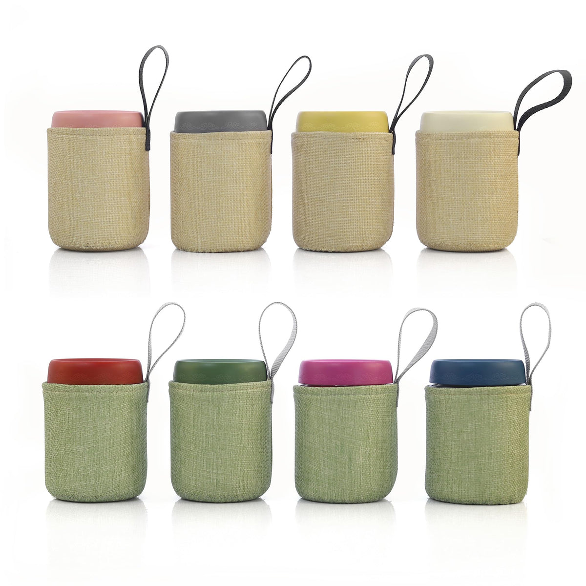 16 oz 4-Pack Overnight Oats Containers with Lids